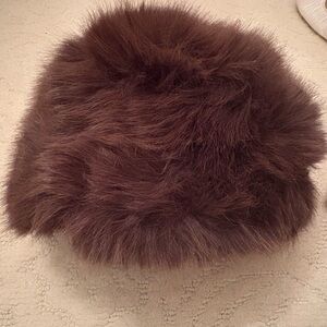 Brown Furry Hat